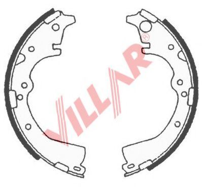 629.0713 VILLAR Brake System Brake Shoe Set