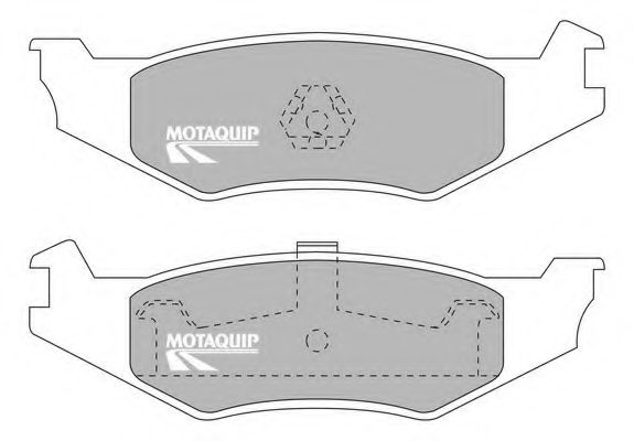 LVXL242 MOTAQUIP Brake Pad Set, disc brake