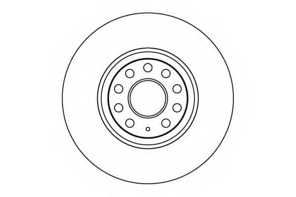 LVBD1103 MOTAQUIP Brake Disc