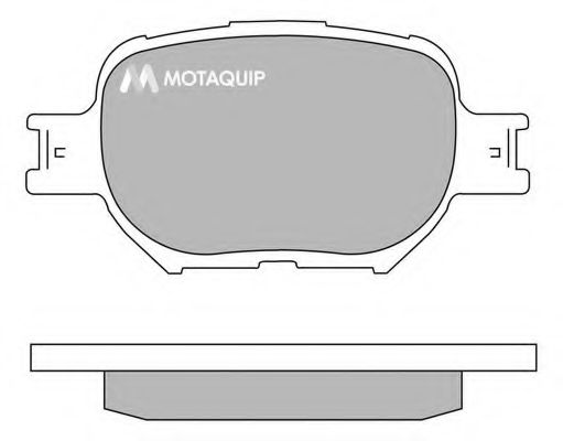LVXL1011 MOTAQUIP Brake Pad Set, disc brake