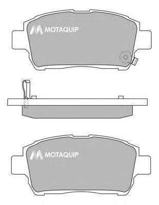 LVXL1012 MOTAQUIP Brake Pad Set, disc brake