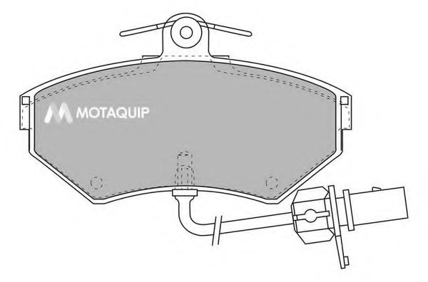 LVXL1016 MOTAQUIP Brake Pad Set, disc brake
