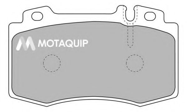 LVXL1073 MOTAQUIP Brake System Brake Pad Set, disc brake