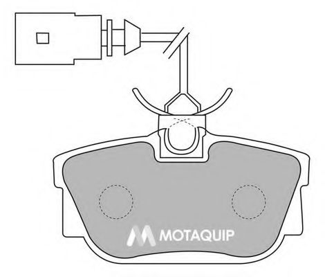 LVXL1127 MOTAQUIP Brake Pad Set, disc brake