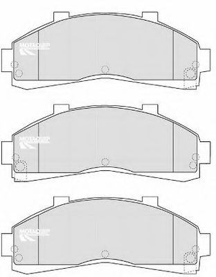 LVXL1183 MOTAQUIP Brake Pad Set, disc brake