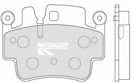LVXL1228 MOTAQUIP Brake Pad Set, disc brake