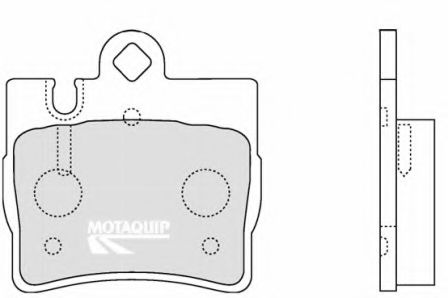 LVXL1235 MOTAQUIP Brake System Brake Pad Set, disc brake