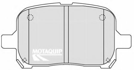 LVXL1237 MOTAQUIP Brake Pad Set, disc brake