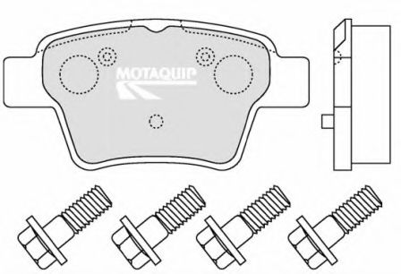 LVXL1266 MOTAQUIP Brake Pad Set, disc brake