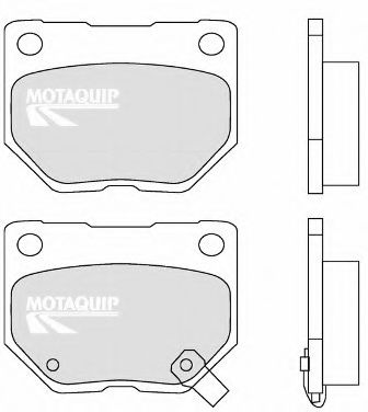 LVXL1324 MOTAQUIP Brake Pad Set, disc brake