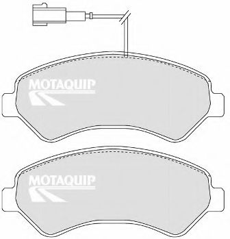 LVXL1339 MOTAQUIP Brake Pad Set, disc brake