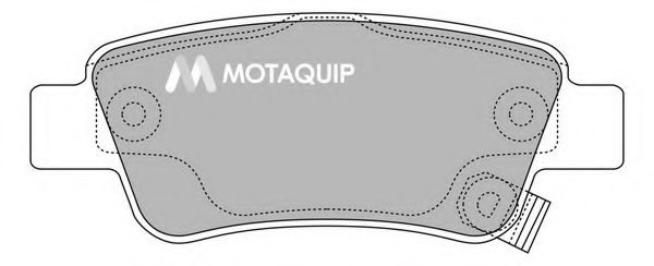 LVXL1399 MOTAQUIP Brake Pad Set, disc brake