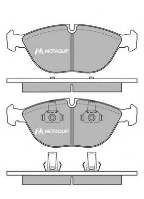LVXL140 MOTAQUIP Brake Pad Set, disc brake