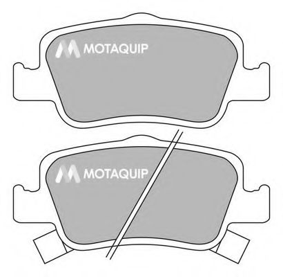 LVXL1406 MOTAQUIP Brake Pad Set, disc brake