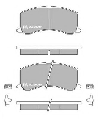 LVXL156 MOTAQUIP Brake Pad Set, disc brake