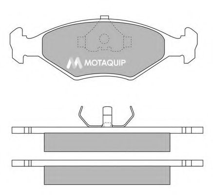 LVXL198 MOTAQUIP Brake Pad Set, disc brake