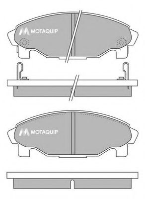 LVXL201 MOTAQUIP Brake System Brake Pad Set, disc brake