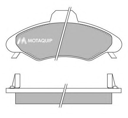 LVXL317 MOTAQUIP Brake Pad Set, disc brake