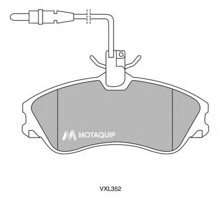 LVXL352 MOTAQUIP Brake Pad Set, disc brake