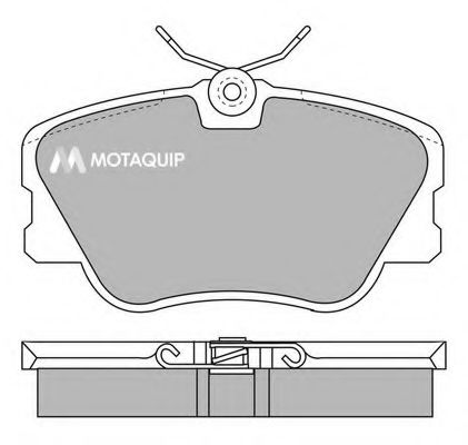 LVXL363 MOTAQUIP Комплект тормозных колодок, дисковый тормоз