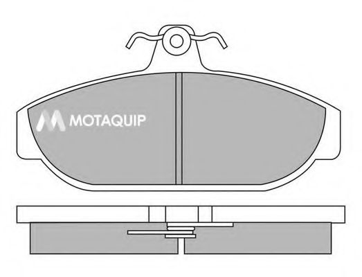 LVXL369 MOTAQUIP Тормозная система Комплект тормозных колодок, дисковый тормоз