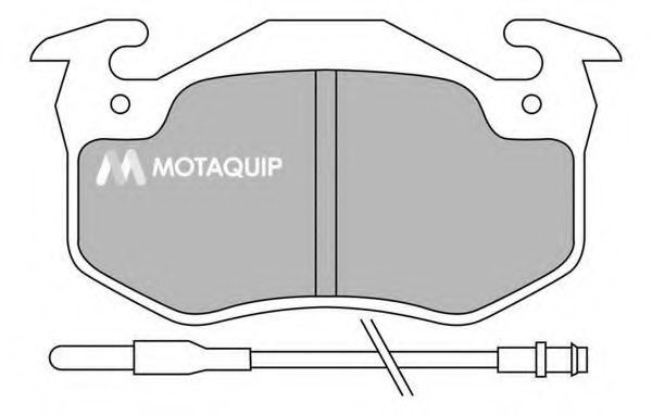 LVXL370 MOTAQUIP Brake System Brake Pad Set, disc brake