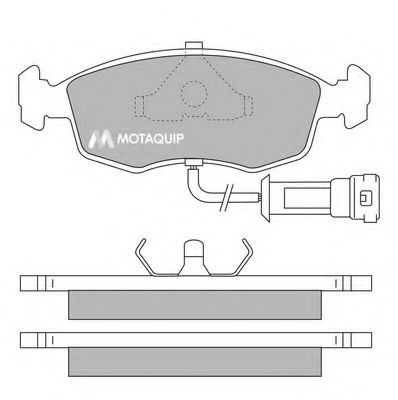 LVXL380 MOTAQUIP Brake Pad Set, disc brake