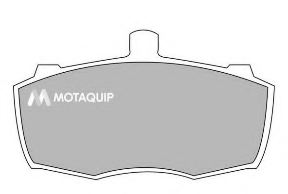 LVXL381 MOTAQUIP Тормозная система Комплект тормозных колодок, дисковый тормоз