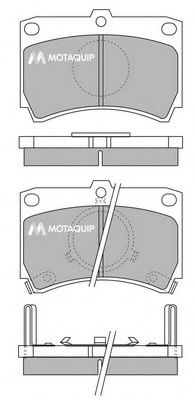 LVXL383 MOTAQUIP Brake System Brake Pad Set, disc brake