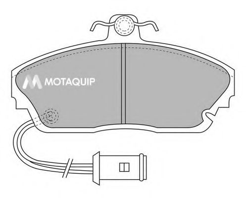 LVXL387 MOTAQUIP Brake Pad Set, disc brake