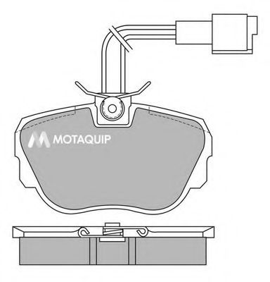 LVXL399 MOTAQUIP Brake Pad Set, disc brake