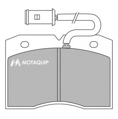 LVXL416 MOTAQUIP Brake System Brake Pad Set, disc brake
