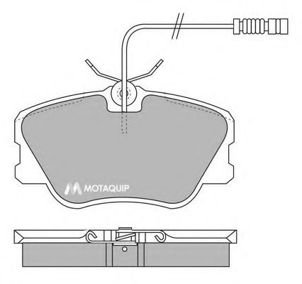 LVXL500 MOTAQUIP Brake Pad Set, disc brake