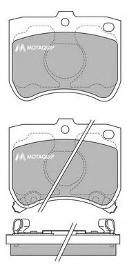 LVXL522 MOTAQUIP Brake Pad Set, disc brake