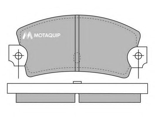 LVXL568 MOTAQUIP Brake Pad Set, disc brake