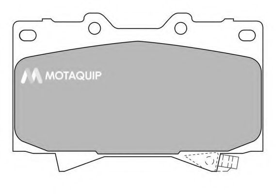 LVXL570 MOTAQUIP Brake System Brake Pad Set, disc brake
