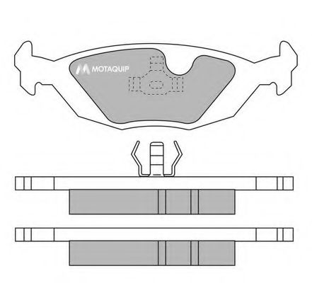 LVXL579 MOTAQUIP Brake Pad Set, disc brake