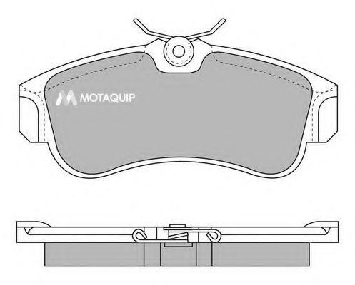 LVXL597 MOTAQUIP Brake System Brake Pad Set, disc brake