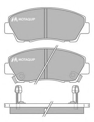 LVXL607 MOTAQUIP Brake Pad Set, disc brake