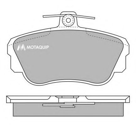 LVXL617 MOTAQUIP Brake Pad Set, disc brake
