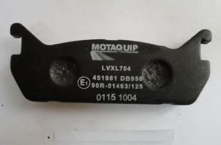 LVXL704 MOTAQUIP Brake Pad Set, disc brake
