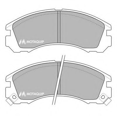 LVXL721 MOTAQUIP Brake Pad Set, disc brake
