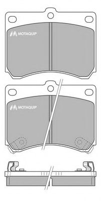 LVXL744 MOTAQUIP Brake Pad Set, disc brake