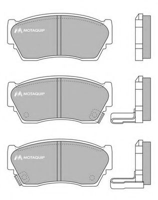 LVXL757 MOTAQUIP Brake System Brake Pad Set, disc brake