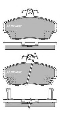 LVXL763 MOTAQUIP Brake Pad Set, disc brake