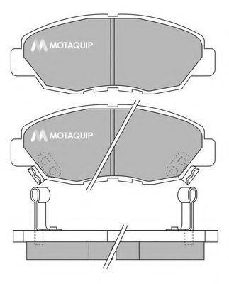 LVXL774 MOTAQUIP Brake Pad Set, disc brake