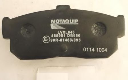 LVXL840 MOTAQUIP Brake Pad Set, disc brake