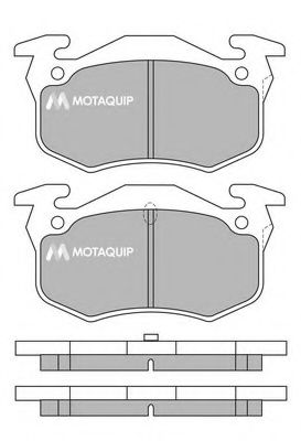 LVXL976 MOTAQUIP Brake System Brake Pad Set, disc brake