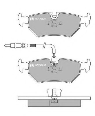 LVXL985 MOTAQUIP Brake Pad Set, disc brake