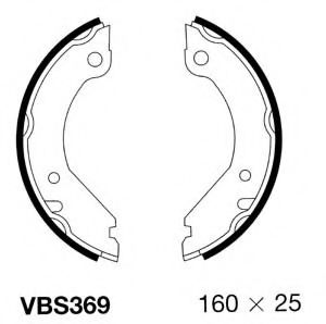 VBS369 MOTAQUIP Brake System Brake Shoe Set, parking brake